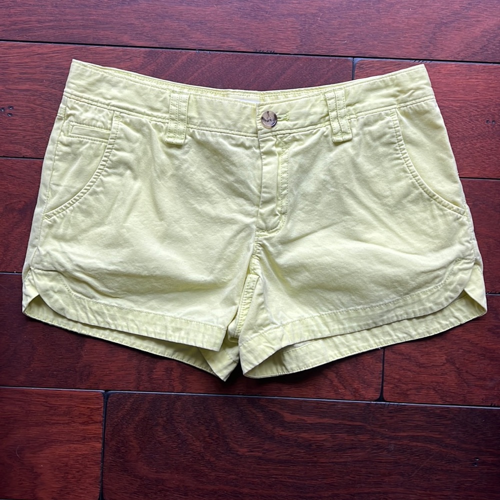 Banana Republic Neon yellow shorts